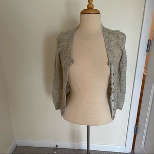 Abercrombie crochet lace sweater